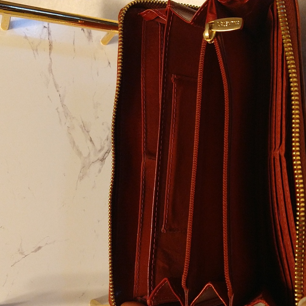 VALENTINA floral leather wallet - Picture 7 of 8